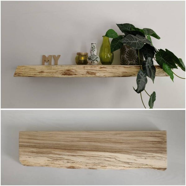 Wandplank EIKEN zwevend 63cm