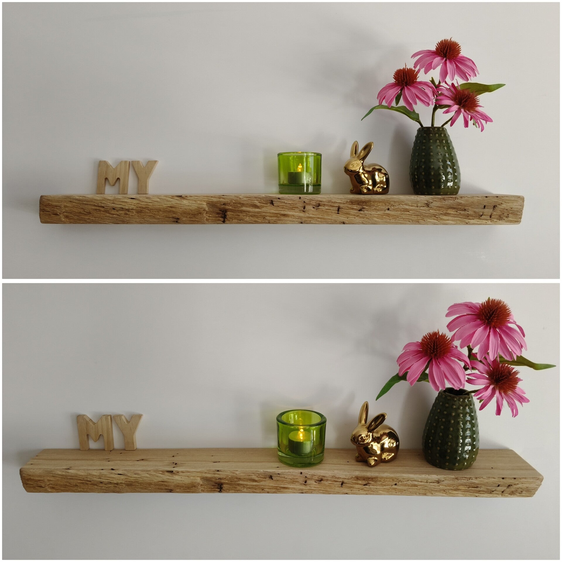Wandplank EIKEN zwevend 65cm