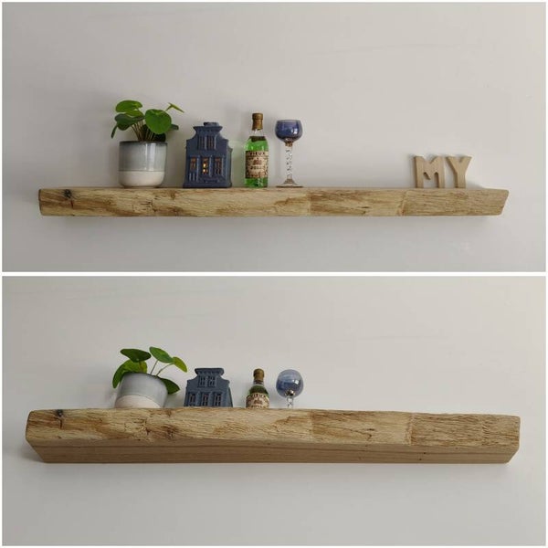 Wandplank EIKEN zwevend 67cm