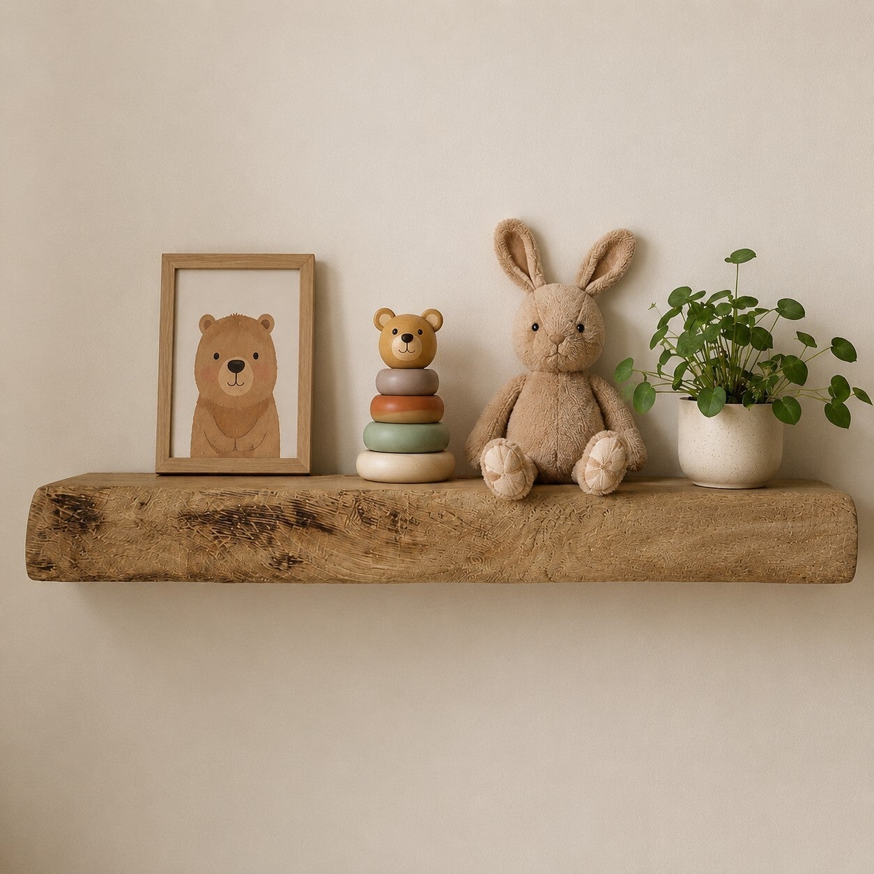 Wandplank EIKEN zwevend 46,5cm #272