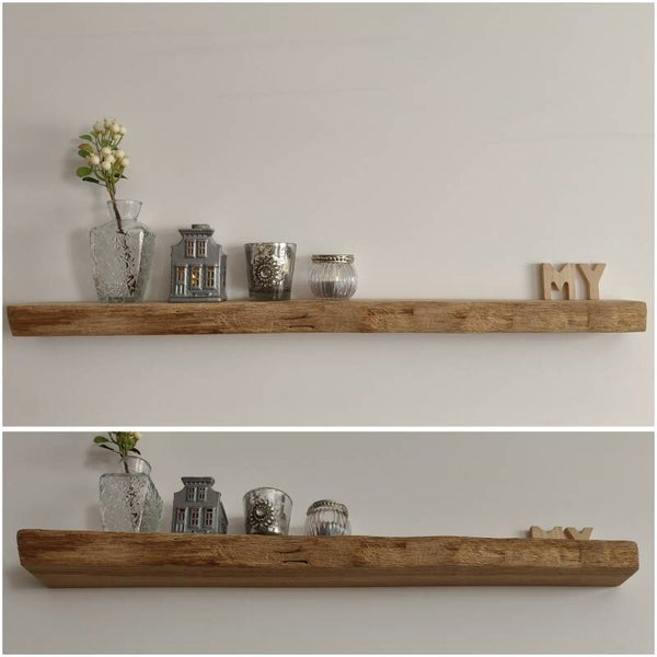 Wandplank EIKEN zwevend 79cm