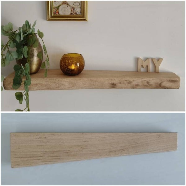 Wandplank EIKEN zwevend 56cm #296