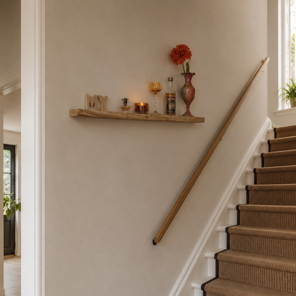 Wandplank EIKEN zwevend decoratief schap 65cm #298