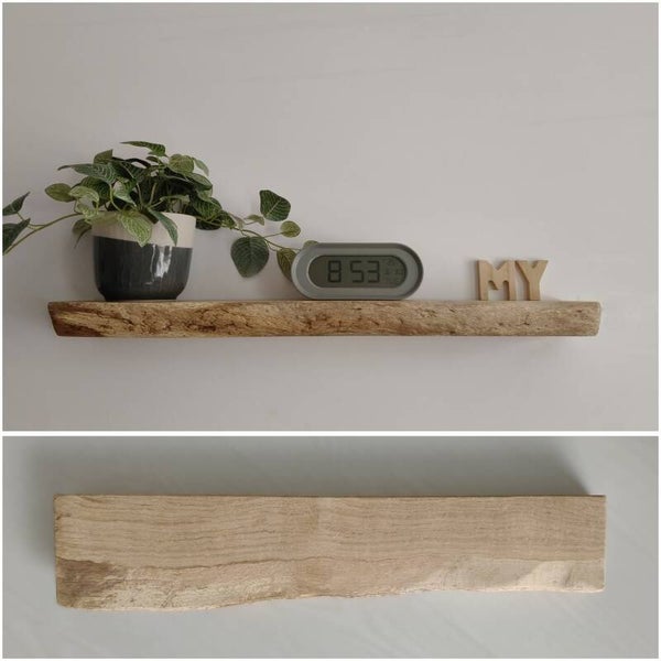 Wandplank EIKEN zwevend 58,5cm #299