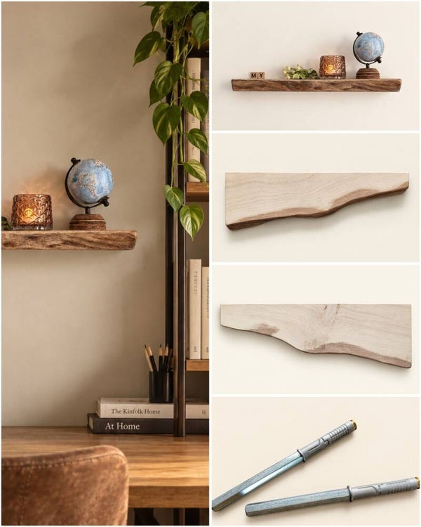 Wandplank ESDOORN zwevend incl. montagepennen cm #321