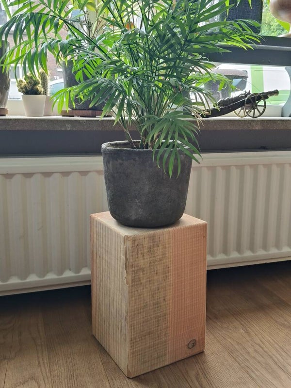 Mini zuil - houten blok Douglas 30cm #04