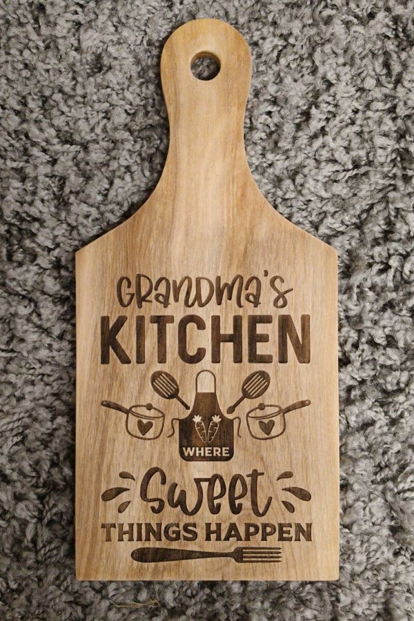 Borrelplankje 30x14cm GRANDMA'S KITCHEN