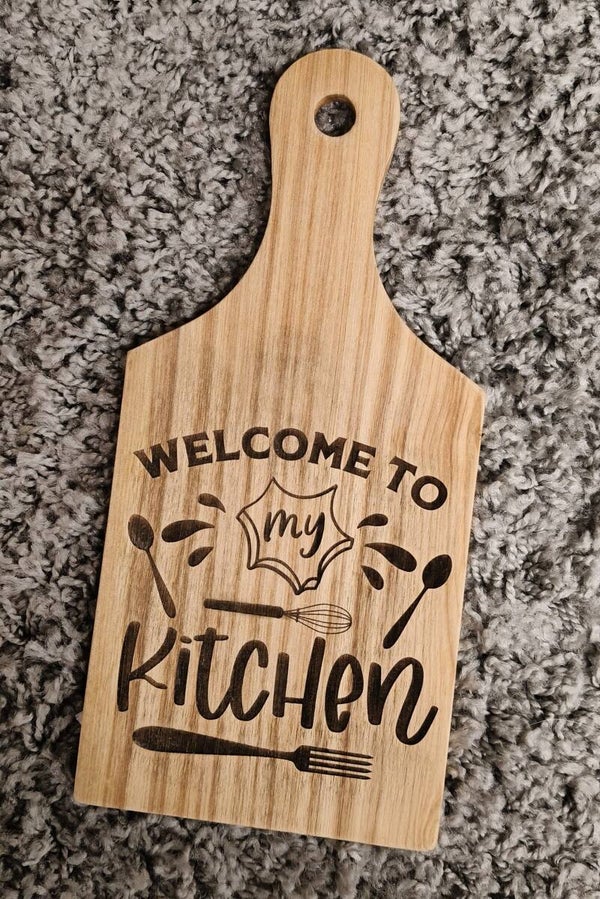 Borrelplankje 30x14cm WELCOME TO MY KITCHEN
