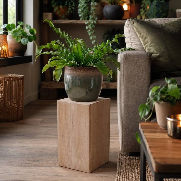 Houten blok - kleine zuil Douglas 34,5cm #D01