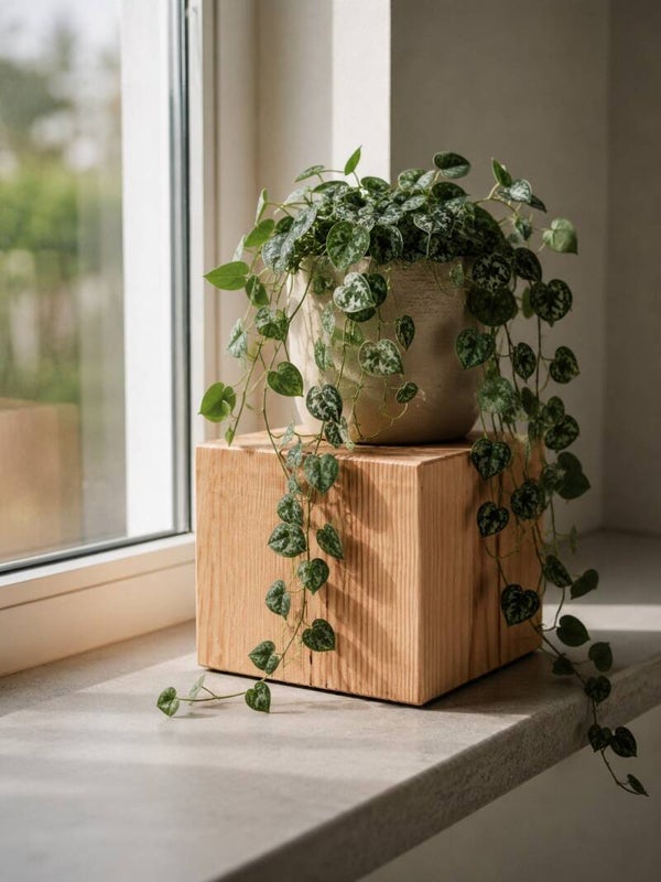 Houten blok - mini zuiltje Douglas 14,5cm #LD01
