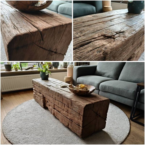 Salontafel oude meerpaal AZOBÉ