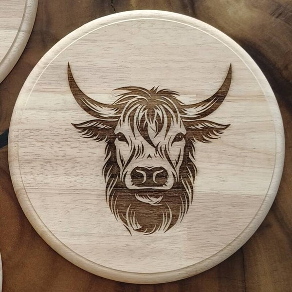 Borrelplank rond 23cm KOE