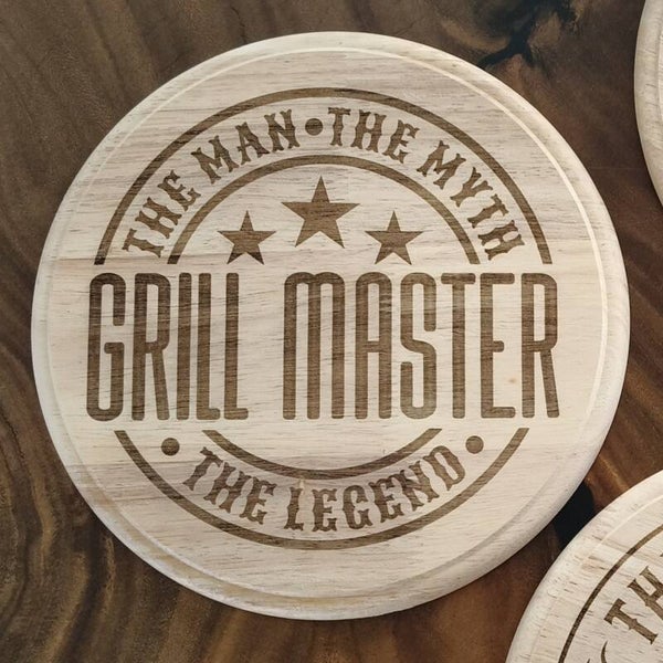 Borrelplank rond 23cm GRILL MASTER