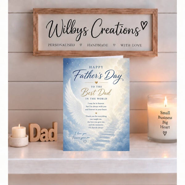 Father’s Day Card for Dad from a Son in Heaven – Forever Your Son