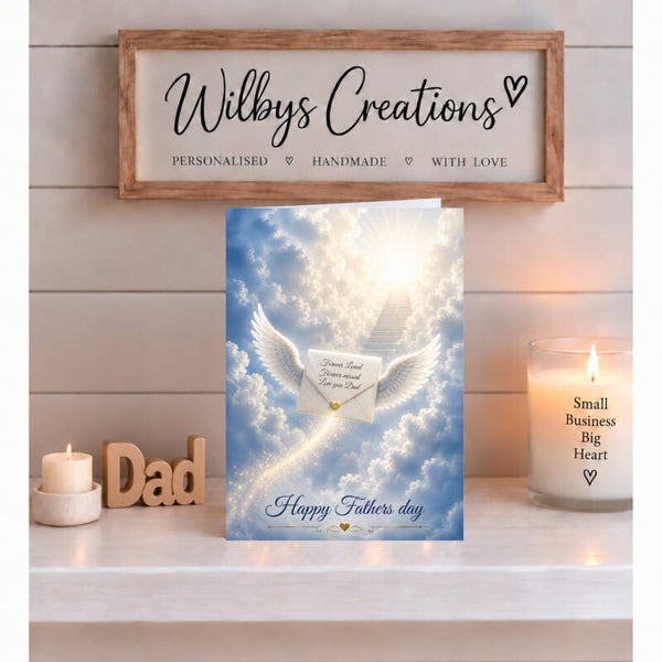 Father’s Day Card for Dad in Heaven – Winged Letter