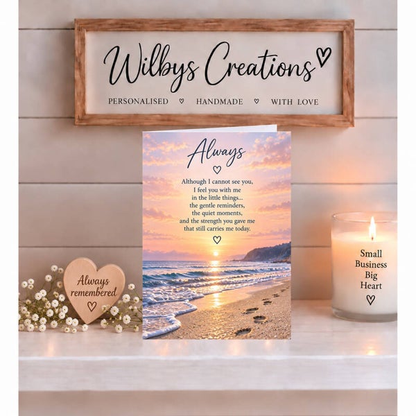 Remembrance Card – Always – Sunset Beach