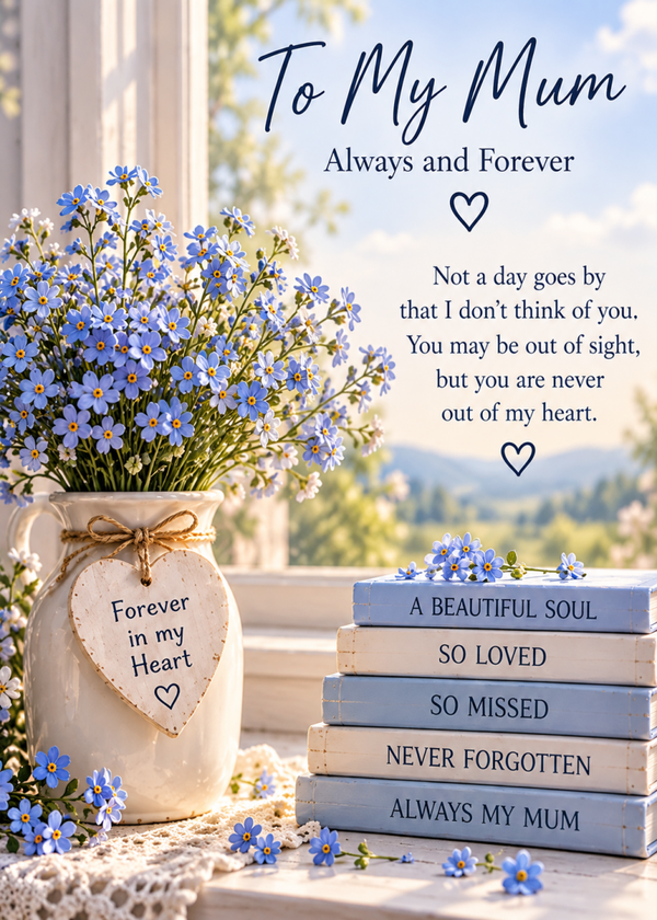 Sympathy Card for Mum – Good Mums Never Leave