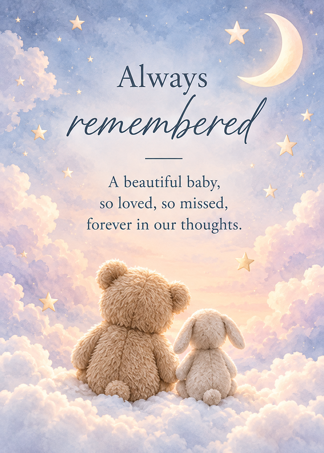 Baby Loss Card – Always Remembered Together