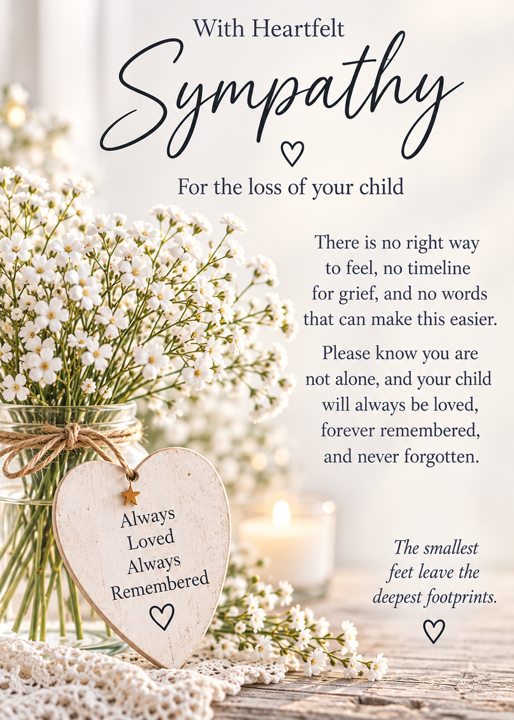 Night Sky Remembrance Card – Thinking of You