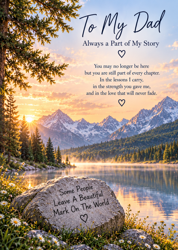 Always Remembered Sympathy Card – Flowers