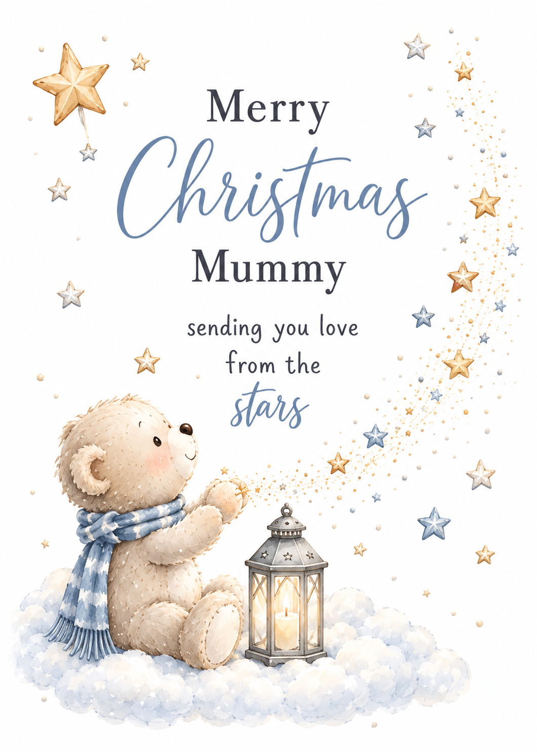 Merry Christmas Mummy – Love From the Stars Remembrance Card
