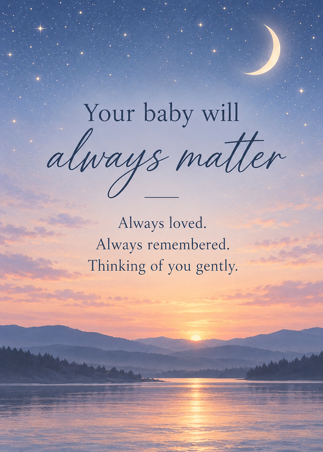 Baby Loss Card – Your Baby Will Always Matter