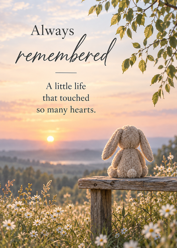Baby Loss Card – Always Remembered