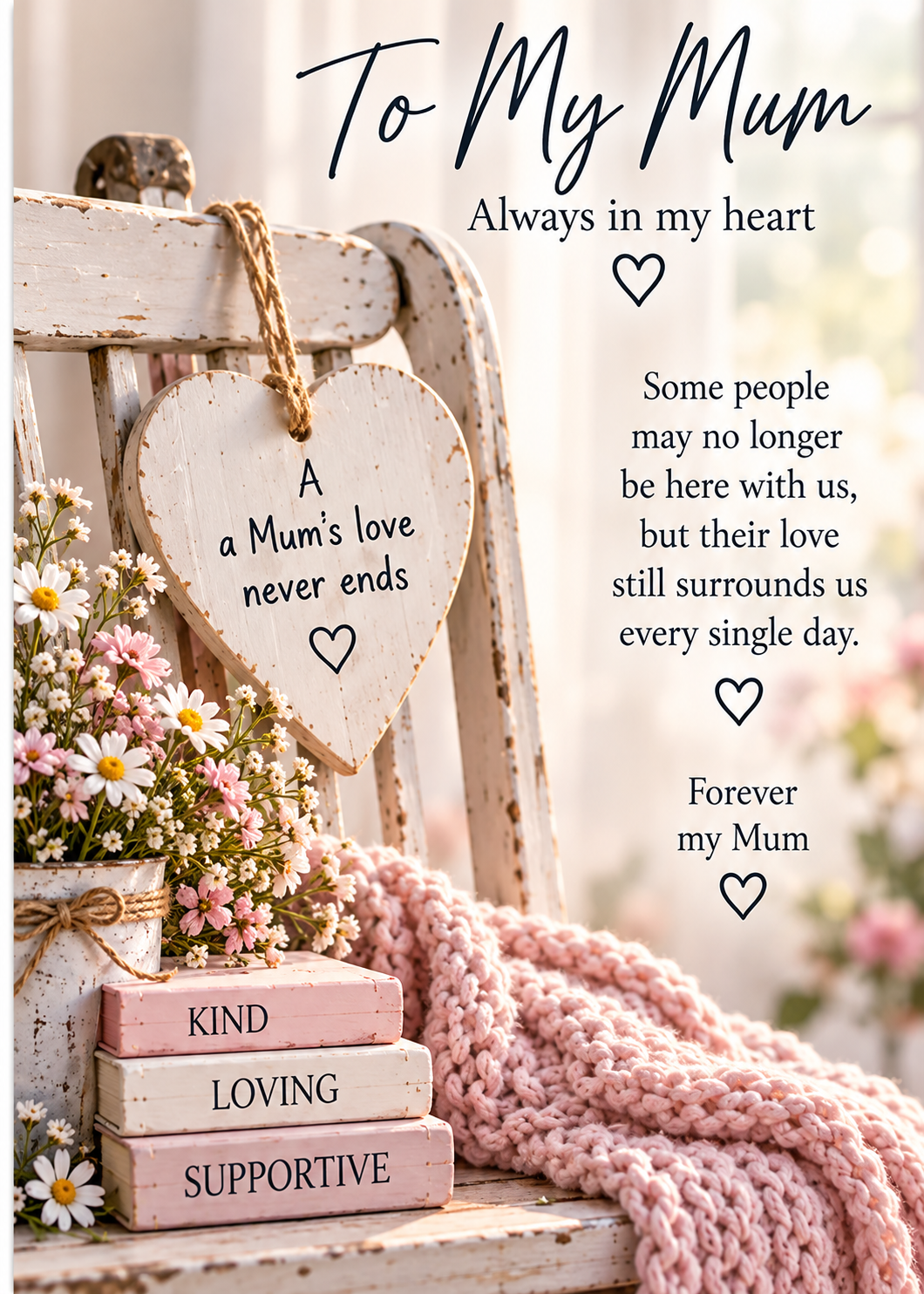 Sympathy Card for Mum – Looking Up at the Night Sky