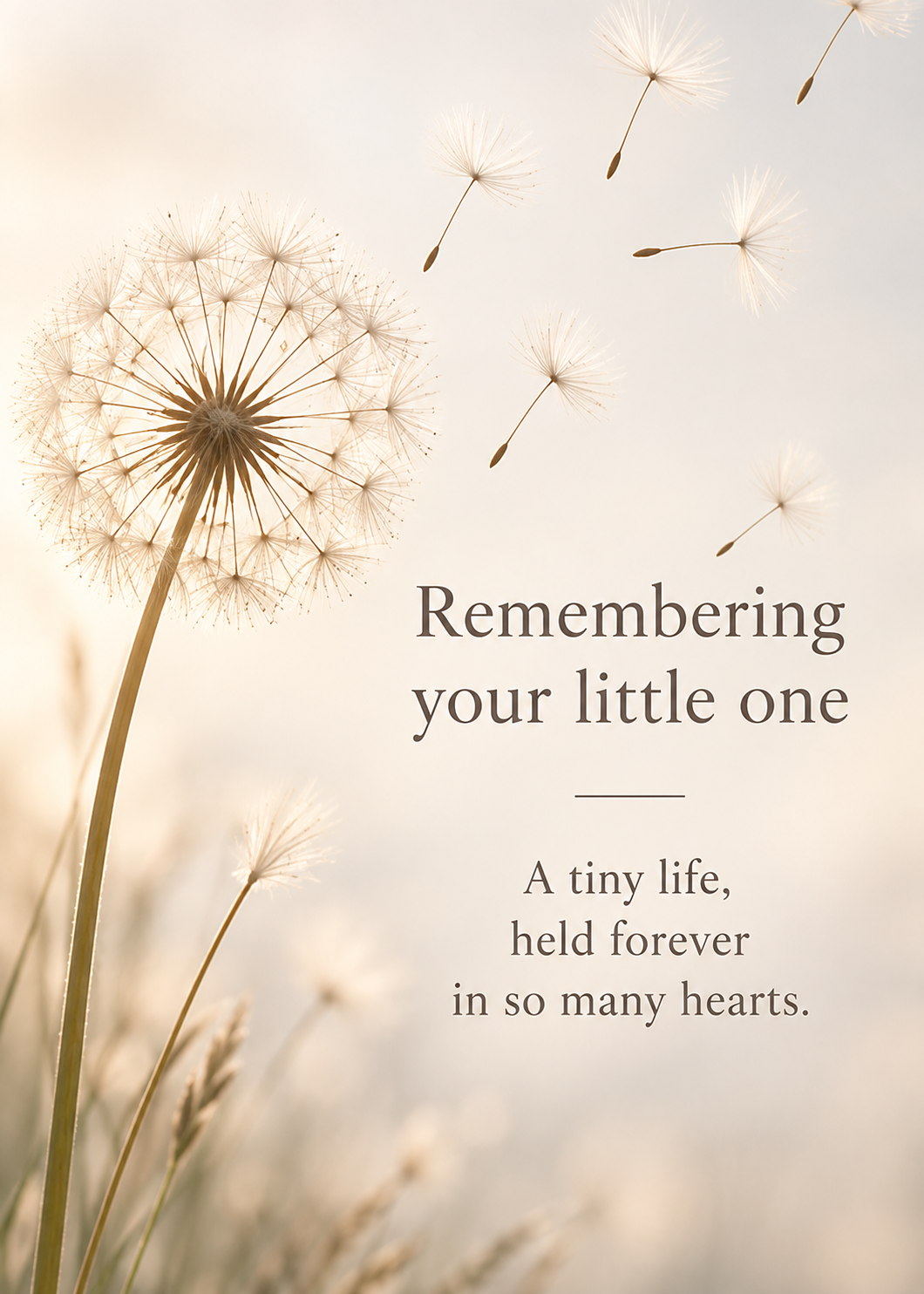 Baby Loss Card – Remembering Your Little One