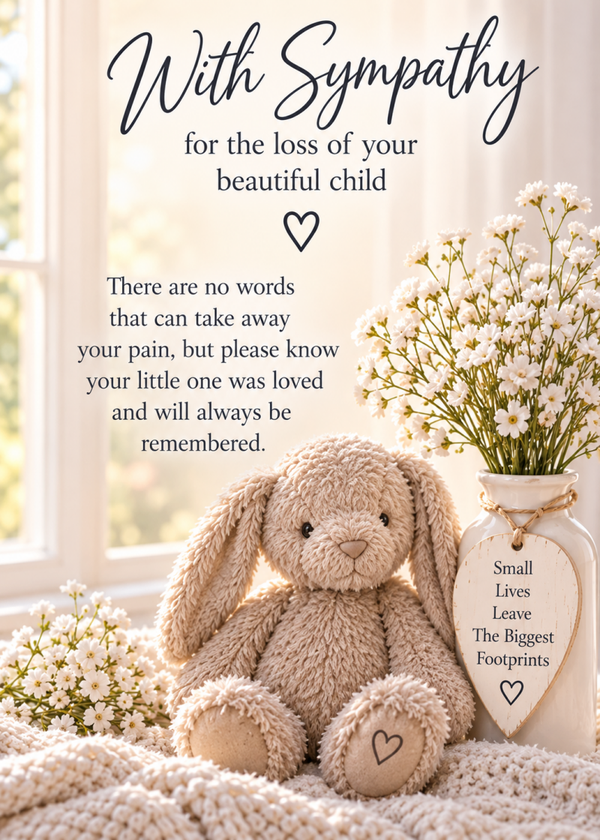 Sympathy Card for Dad – Thank You for Everything