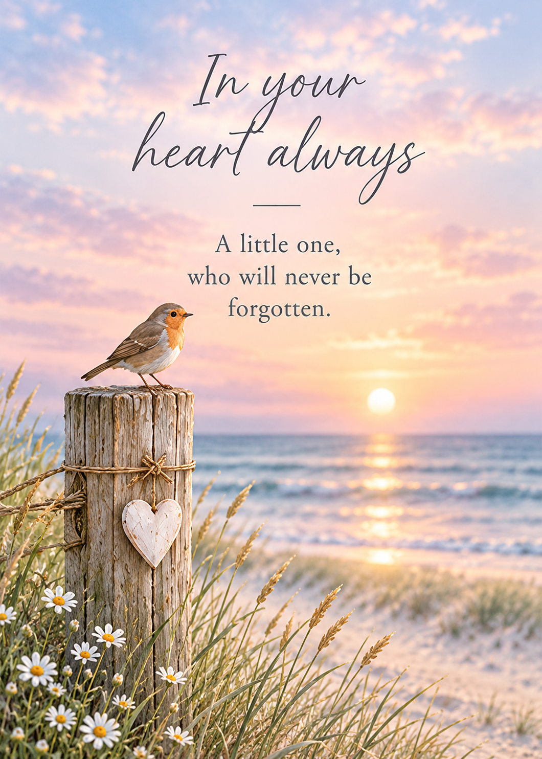Baby Loss Card – In Your Heart Always