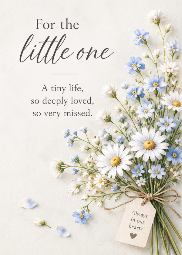 Baby Loss Card – For the Little One