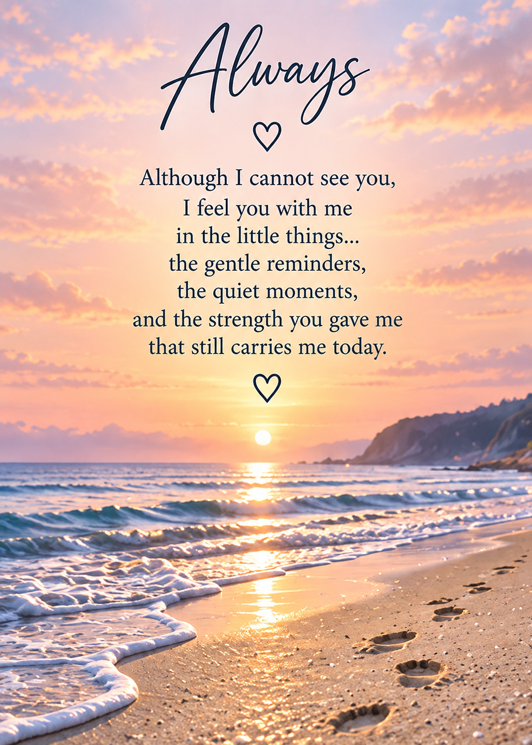 Sympathy card for Dad