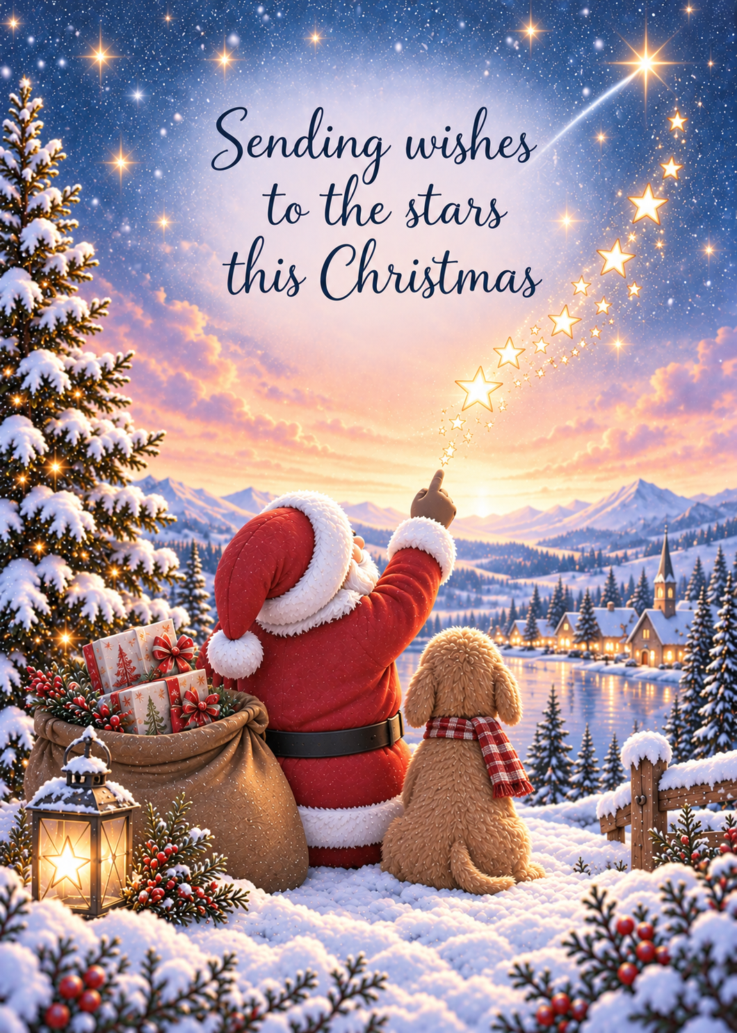 Christmas Card for a Child in Heaven – Wishes to the Stars