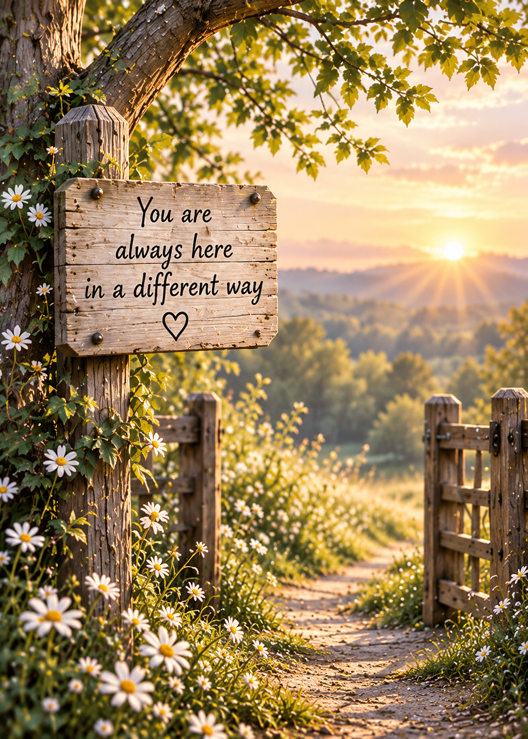 Always Here Sympathy Card – Garden Path