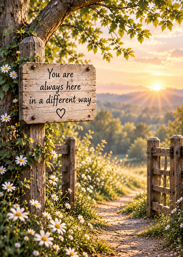 Always Here Sympathy Card – Garden Path