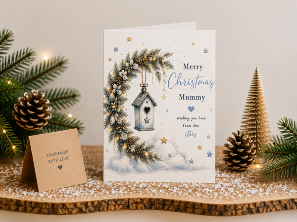 Merry Christmas Mummy – Love From the Stars Wreath Card