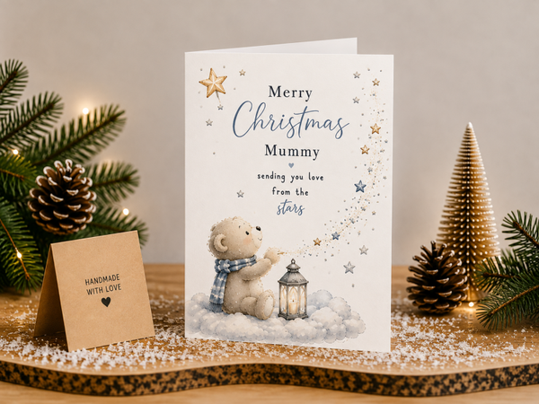 Merry Christmas Mummy – Teddy Love From the Stars Card