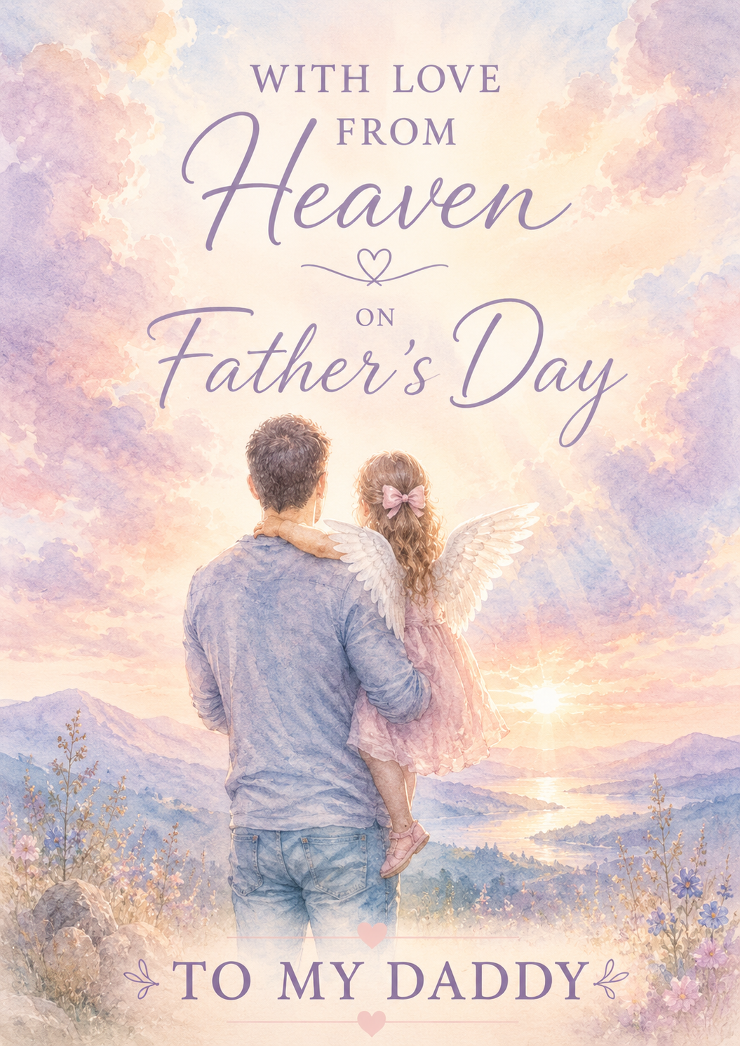 Father’s Day Card for Daddy in Heaven from a Daughter