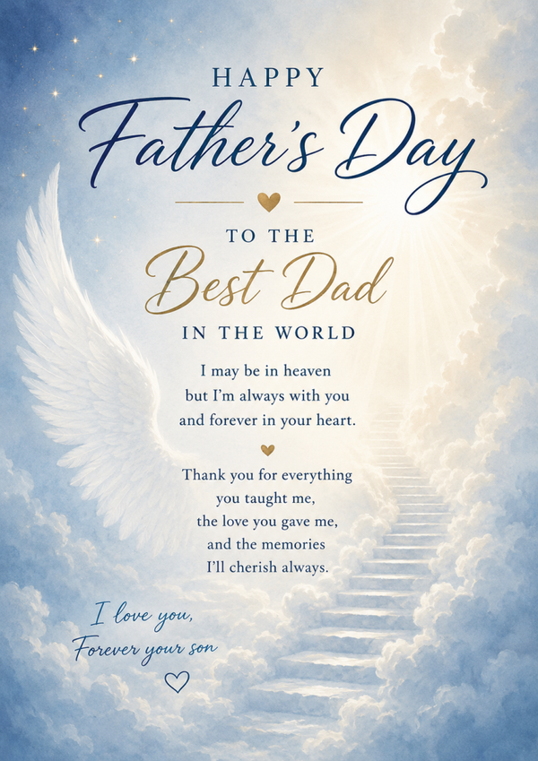 Father’s Day Card for the Best Dad in the World