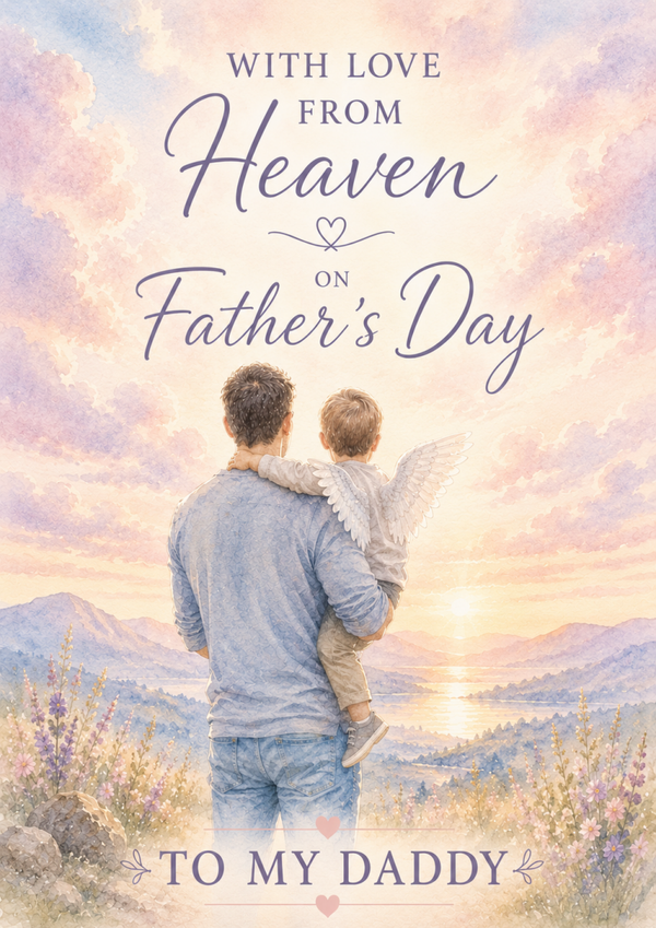 Father’s Day Card for Daddy from Heaven – With Love
