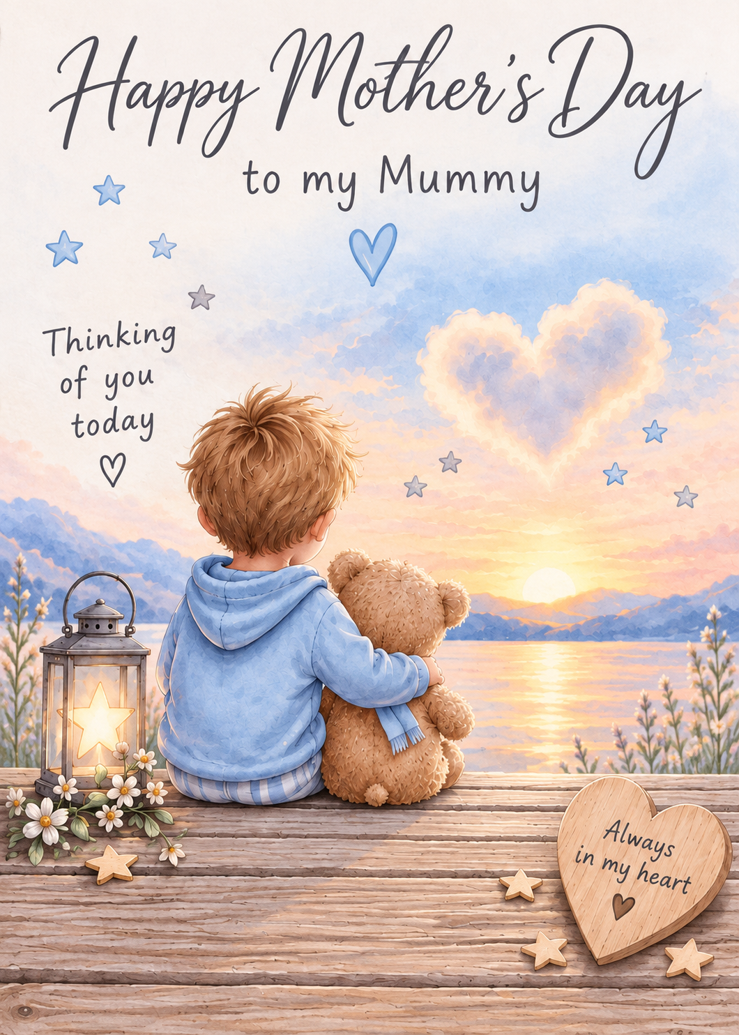 Mother’s Day Card for Mummy from a Son in Heaven – Thinking of You