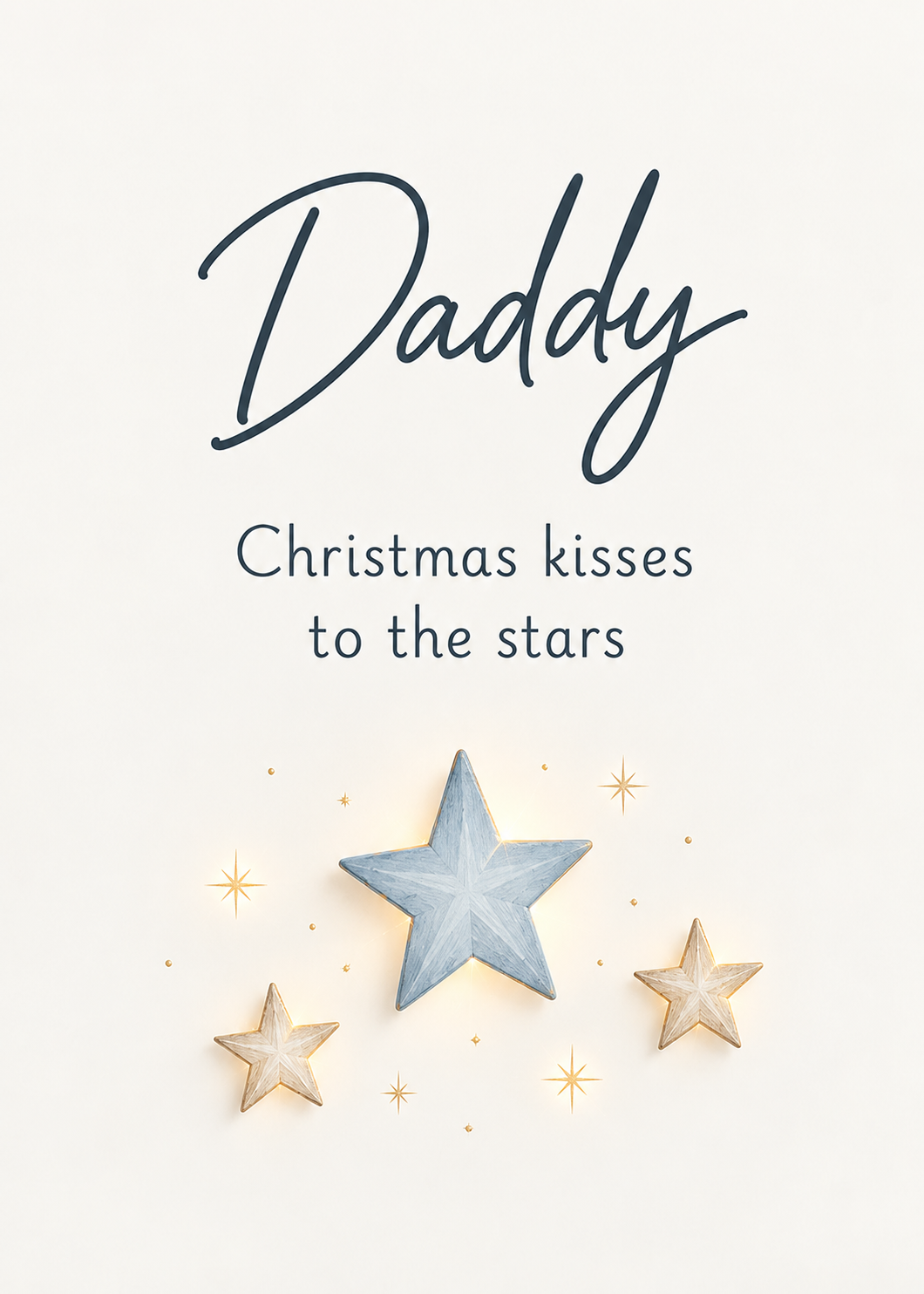 Christmas Card From Dad to a Child in Heaven – Stars in the Sky