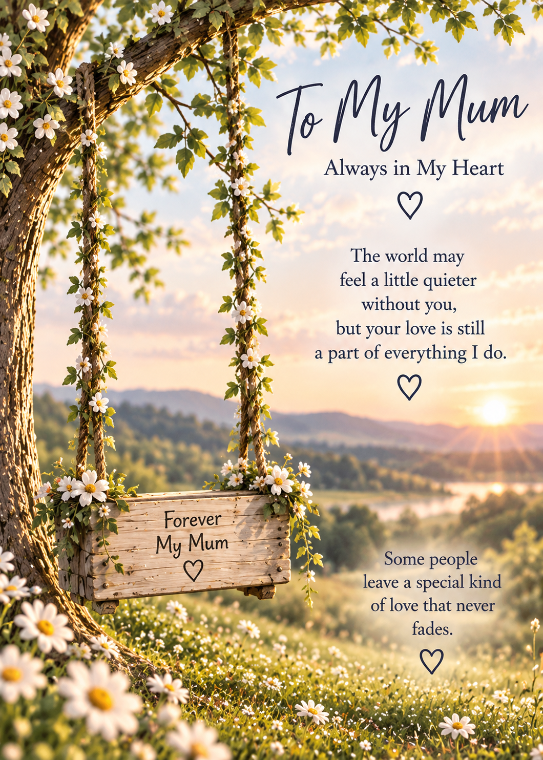 Up in the Stars Remembrance Card