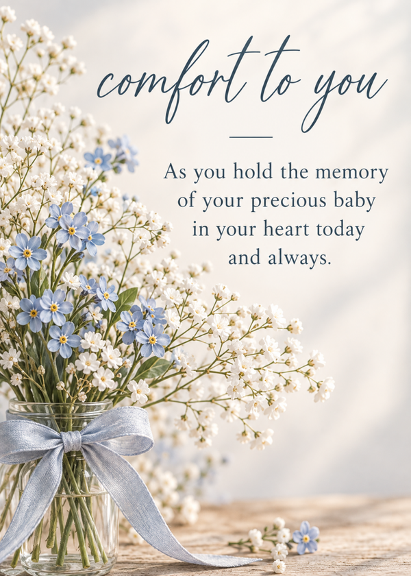 Baby Loss Card – Comfort to You