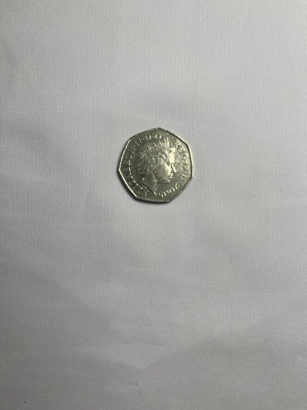 50p coin year 2005 Samuel Johnsons Dictionary