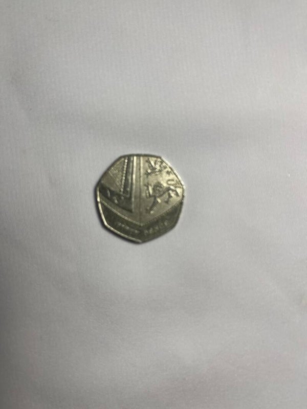 50p year 2022 Royal Mint Royal shield of Arms
