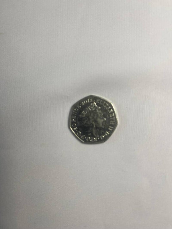 50p coin 2018 Paddington Bear at the train station