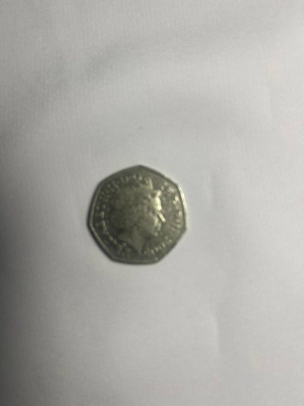 50p coin 1755 Plural of Penny 2005