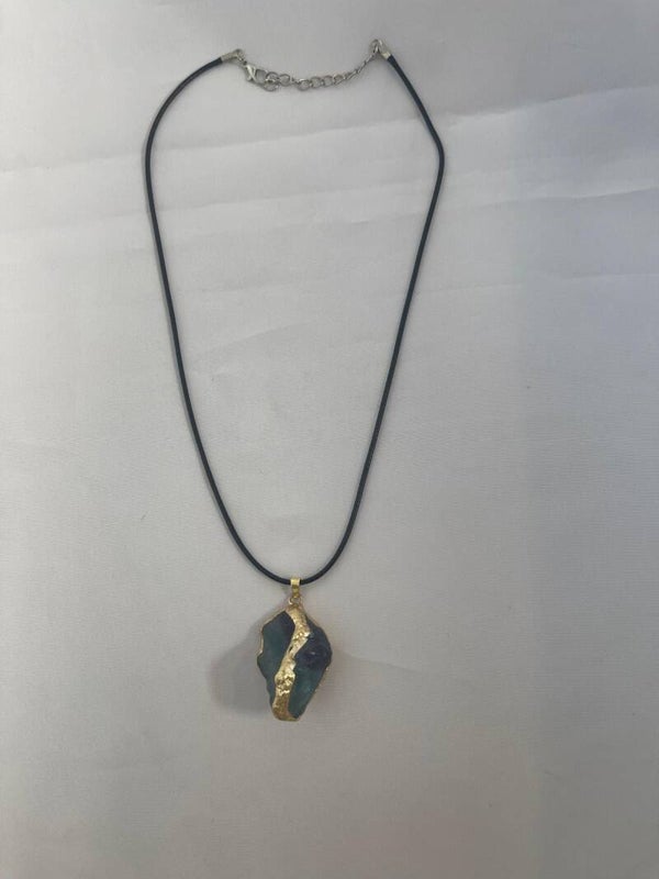 Crystal Necklace Natural Fluorite